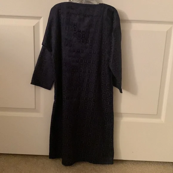 Kids Navy Abaya Long Traditional Dress Size 3 - Picture 4 of 7
